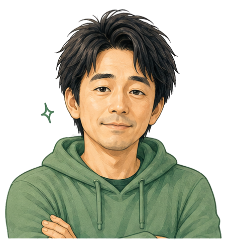 自信ありげなひろと